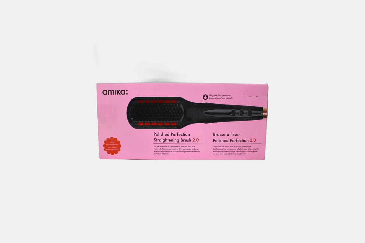 amika Polished Perfection Thermal Straightening Brush 2.0