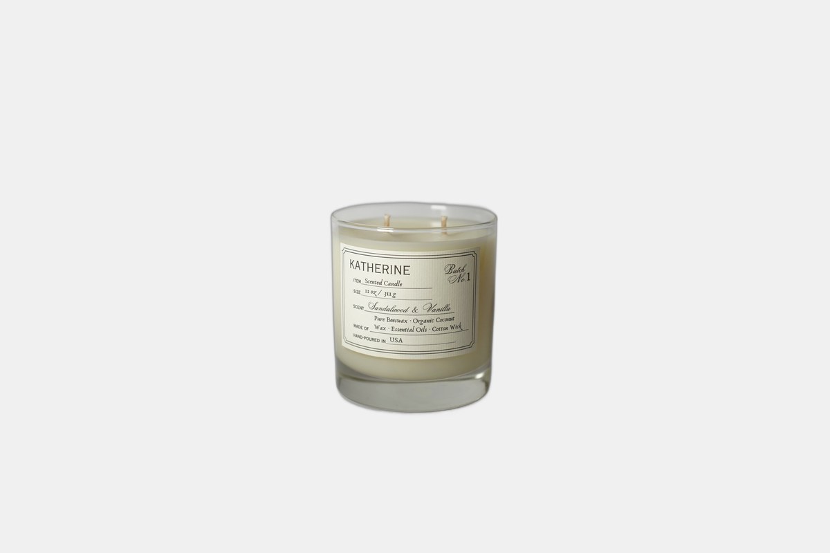 Batch No. 1 Sandalwood & Vanilla Beeswax Candle