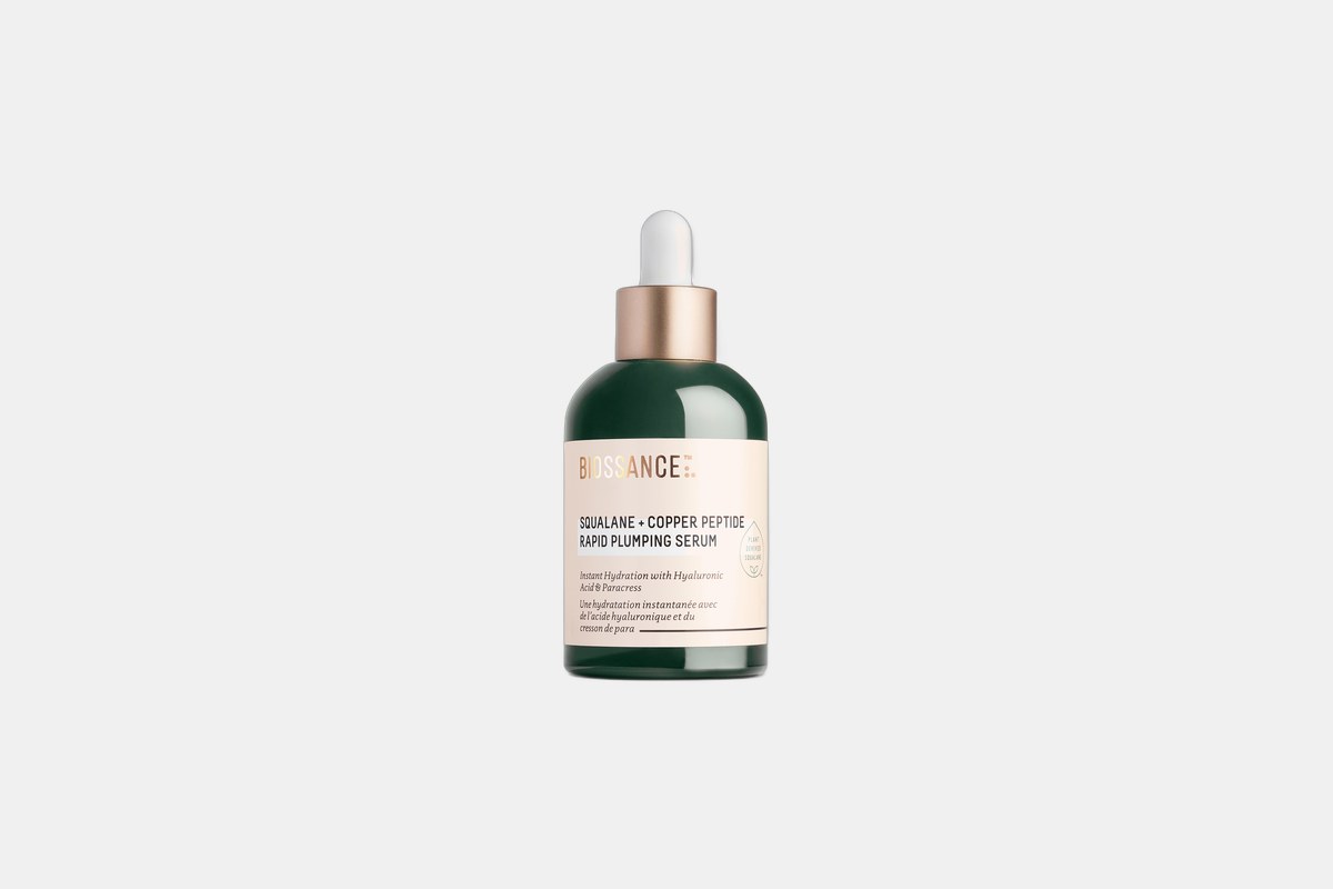 Biossance Squalane + Hyaluronic Acid Copper Peptide Rapid Plumping Serum