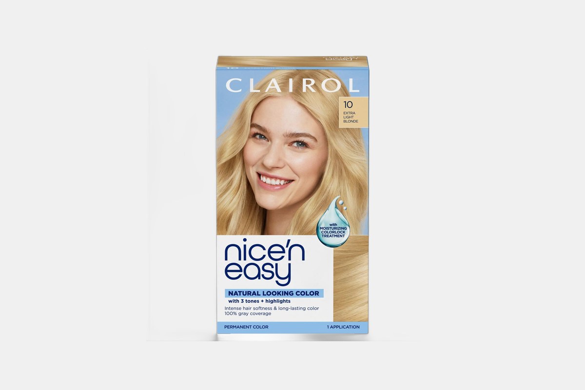 Clairol Nice'n Easy Permanent Hair Color 10 Extra Light Blonde