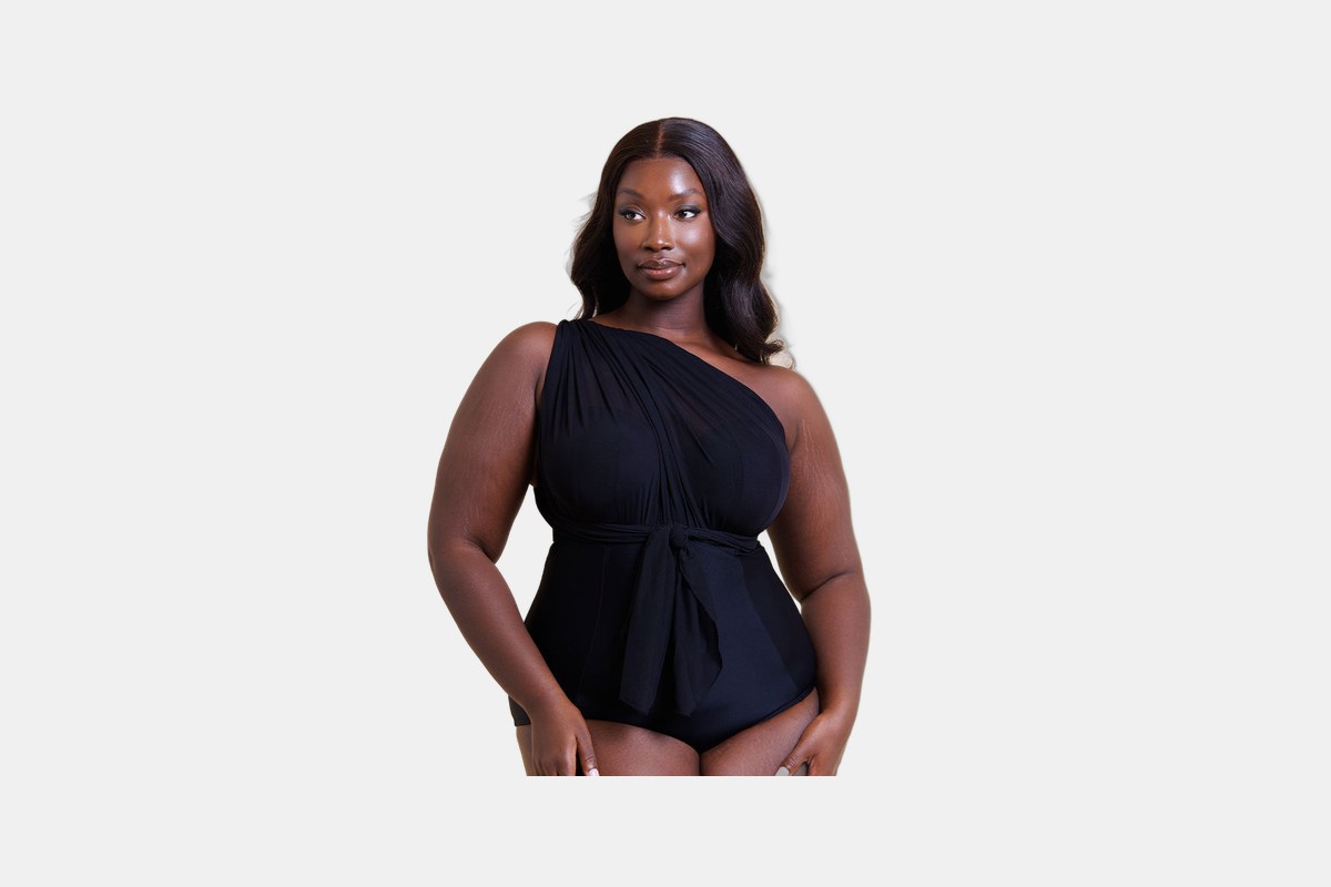 Curvy Kate Wrapsody Bandeau Strapless Multiway Swimsuit