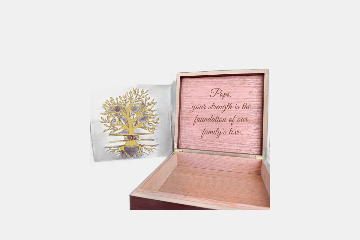Custom Family Tree Keepsake Box