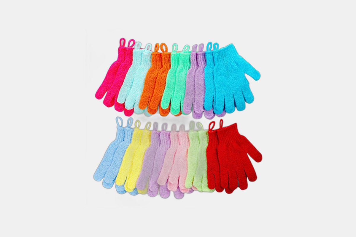 CVNDKN Nylon Exfoliating Gloves