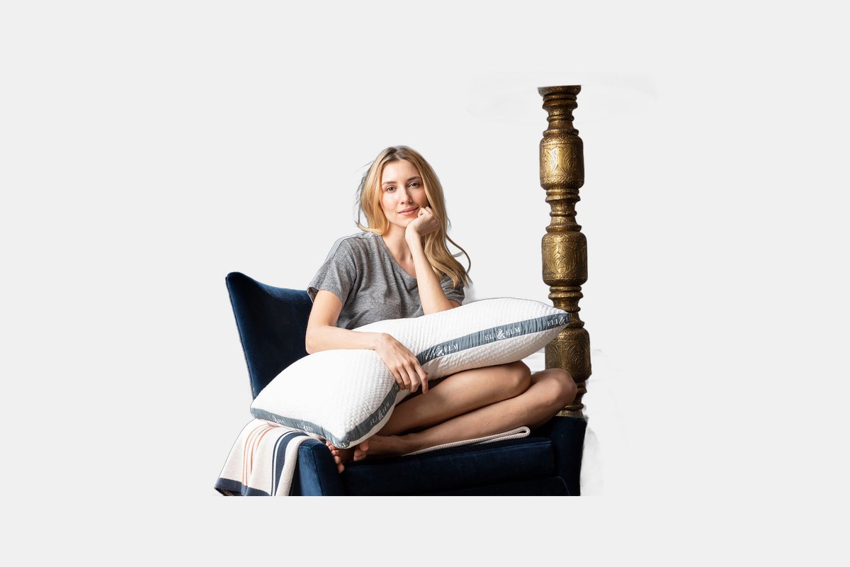 Eli & Elm Cotton Side-Sleeper Pillow