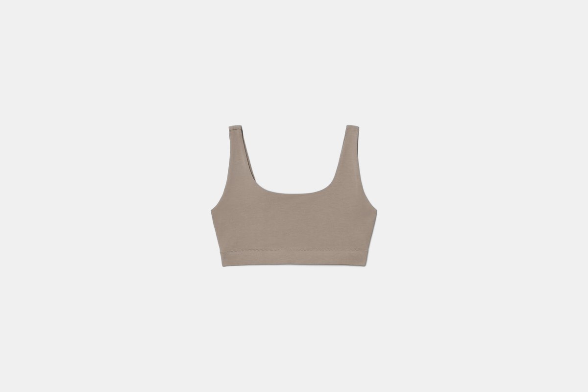 Everlane The Cotton Tank Bra
