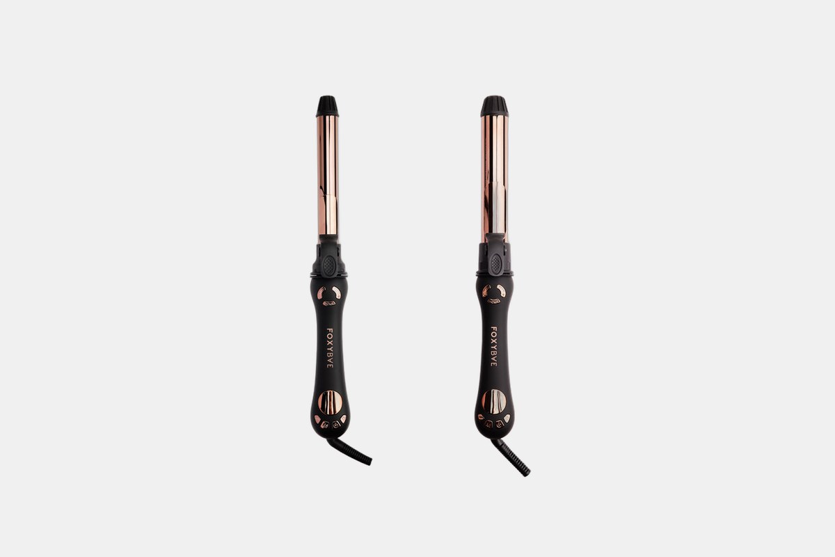 Foxy Bae Rose Gold Titanium Rotating Curler