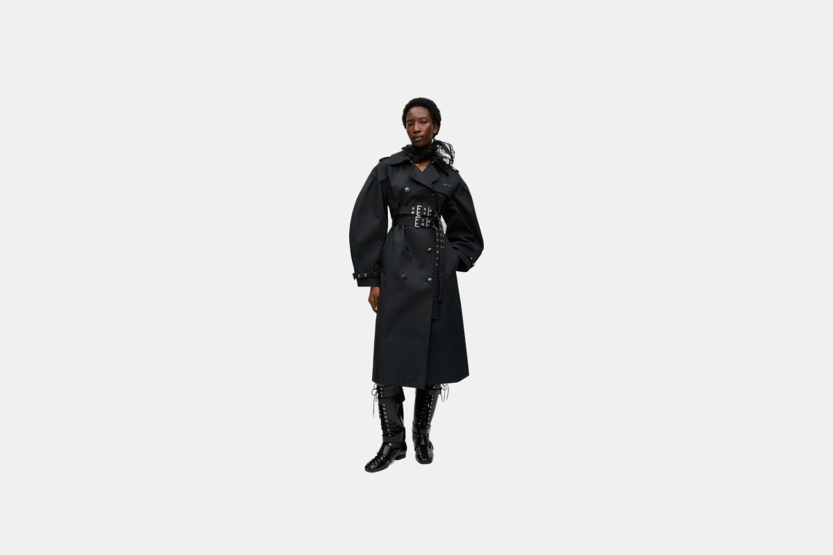 Ganni Double-Belted Trench