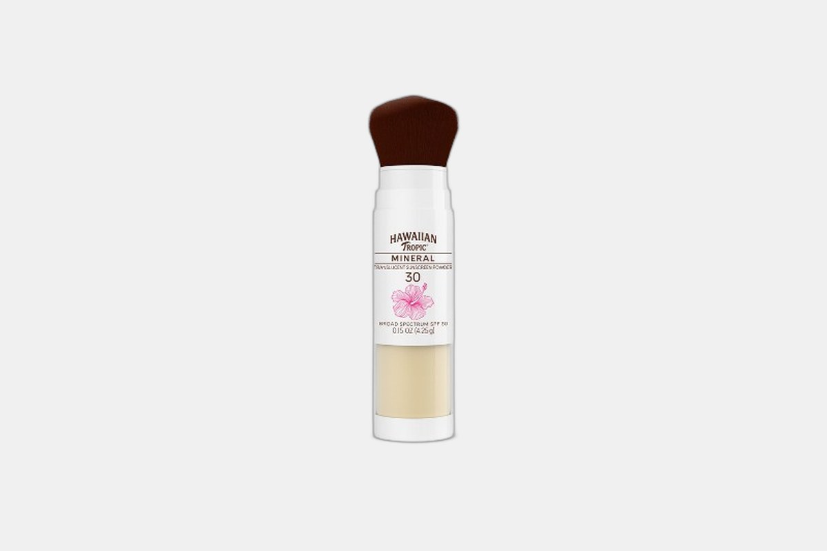 Hawaiian Tropic Mineral Powder Sunscreen Brush SPF 30