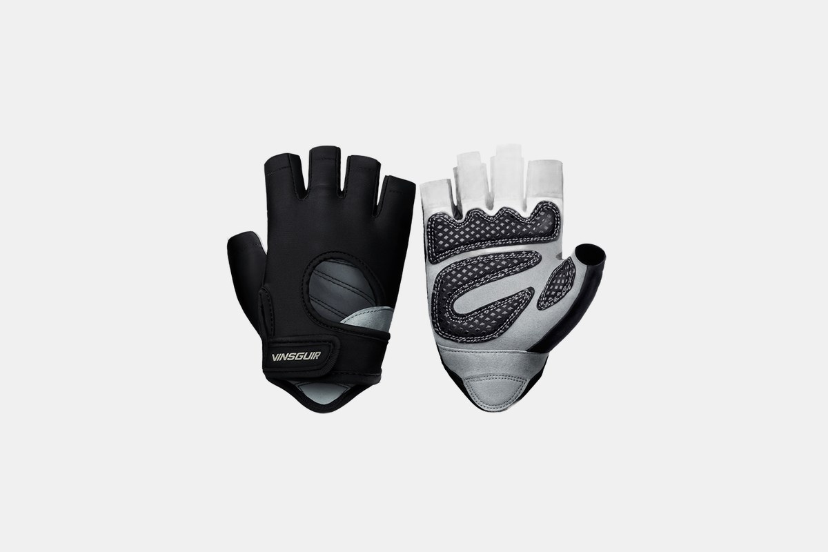 Ihuan Breathable Fingerless Lifting Gloves