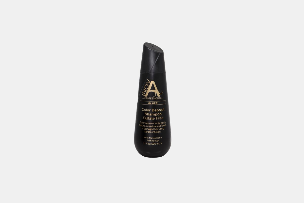 Inova Professional Color Deposit Shampoo in Black