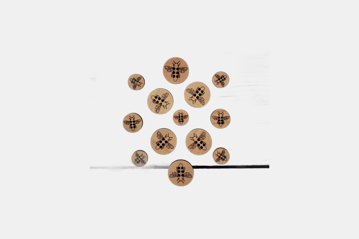 Katrinkles Honey Bee Stitch Markers