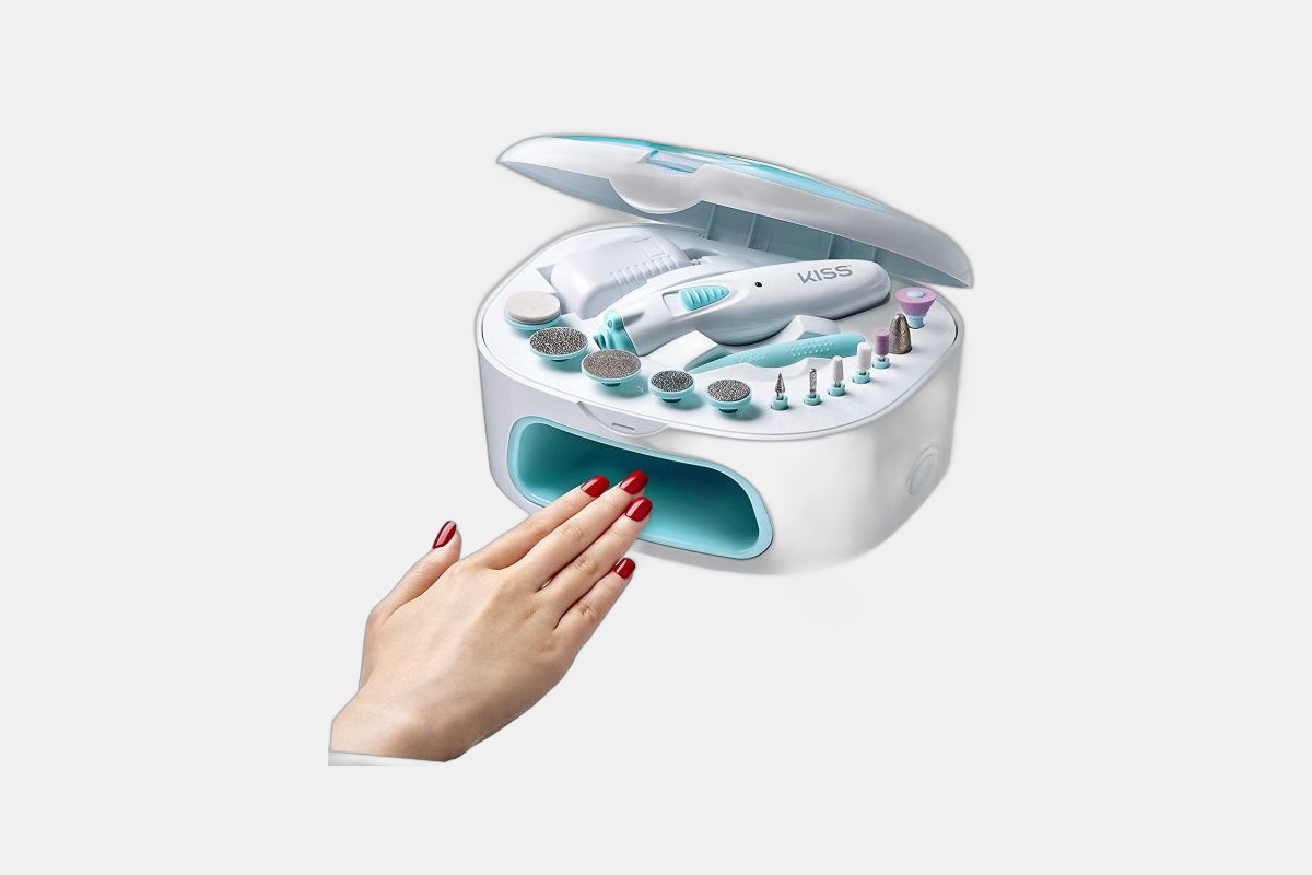 KISS Power File X Nail Dryer & All-In-One Nail Care Kit
