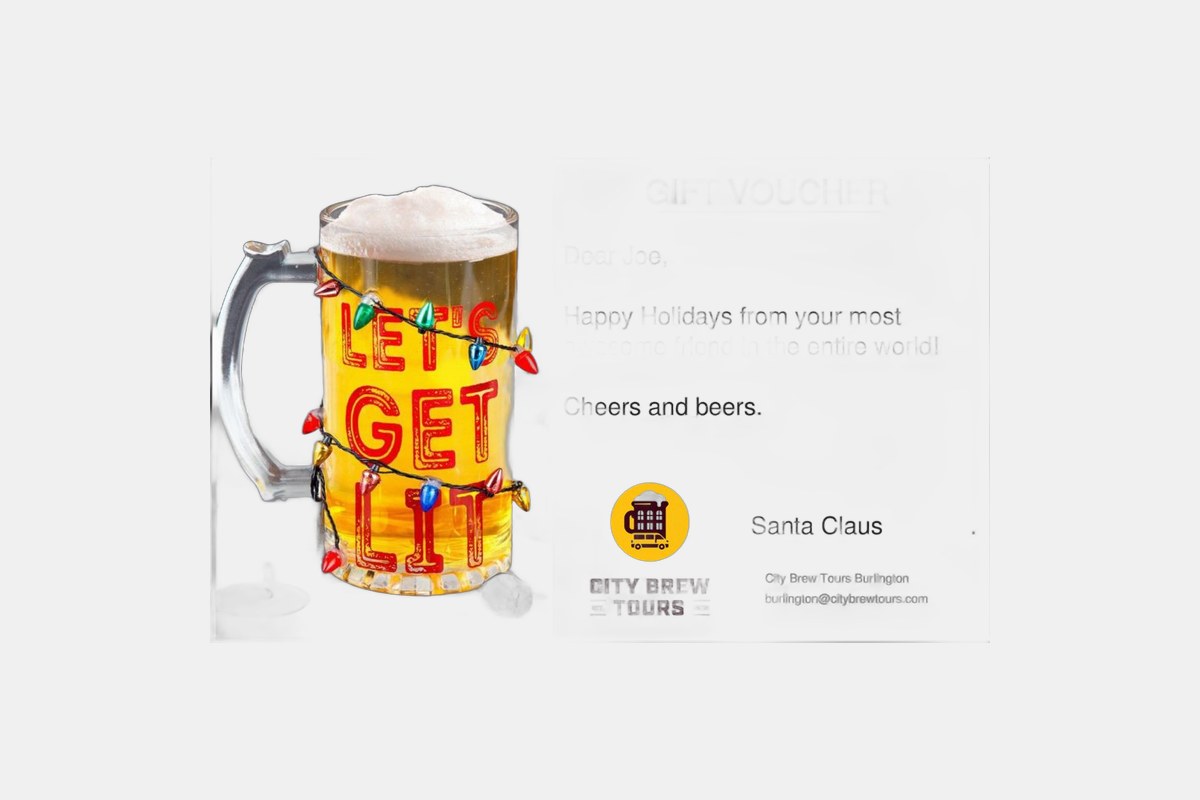 Local Food Tour Gift Certificate