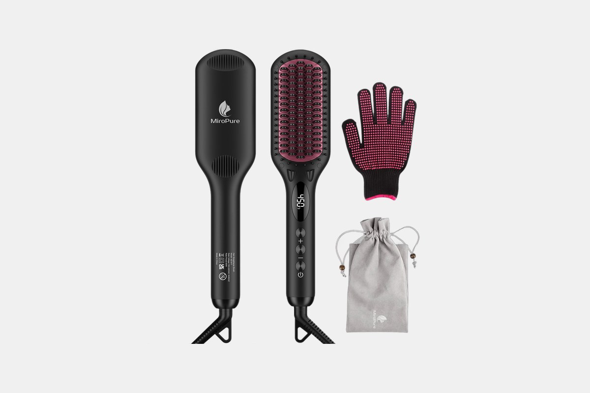 MiroPure 2-in-1 Hair Straightening Brush