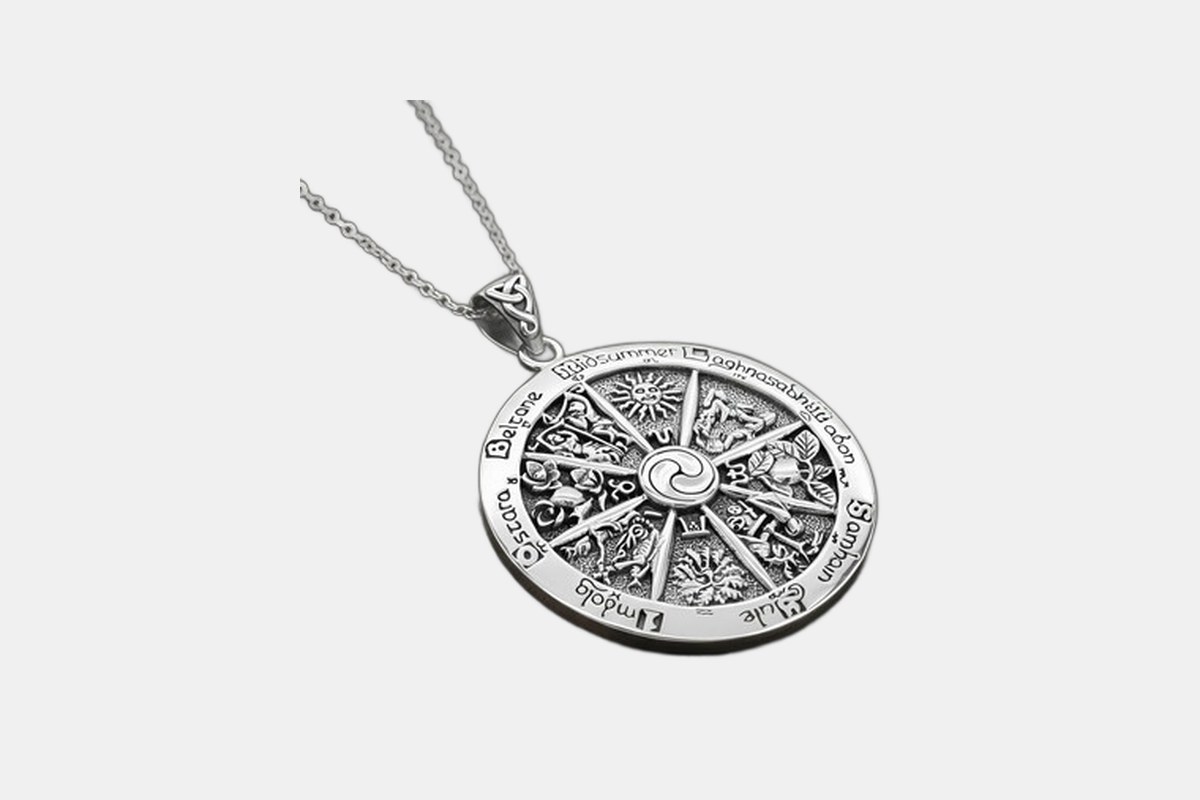 Moonlight Mysteries Wheel of the Year Necklace