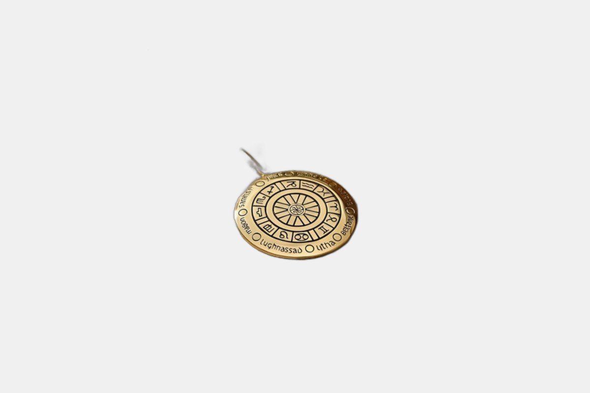 Moonlight Mysteries Wheel of the Year Pendant