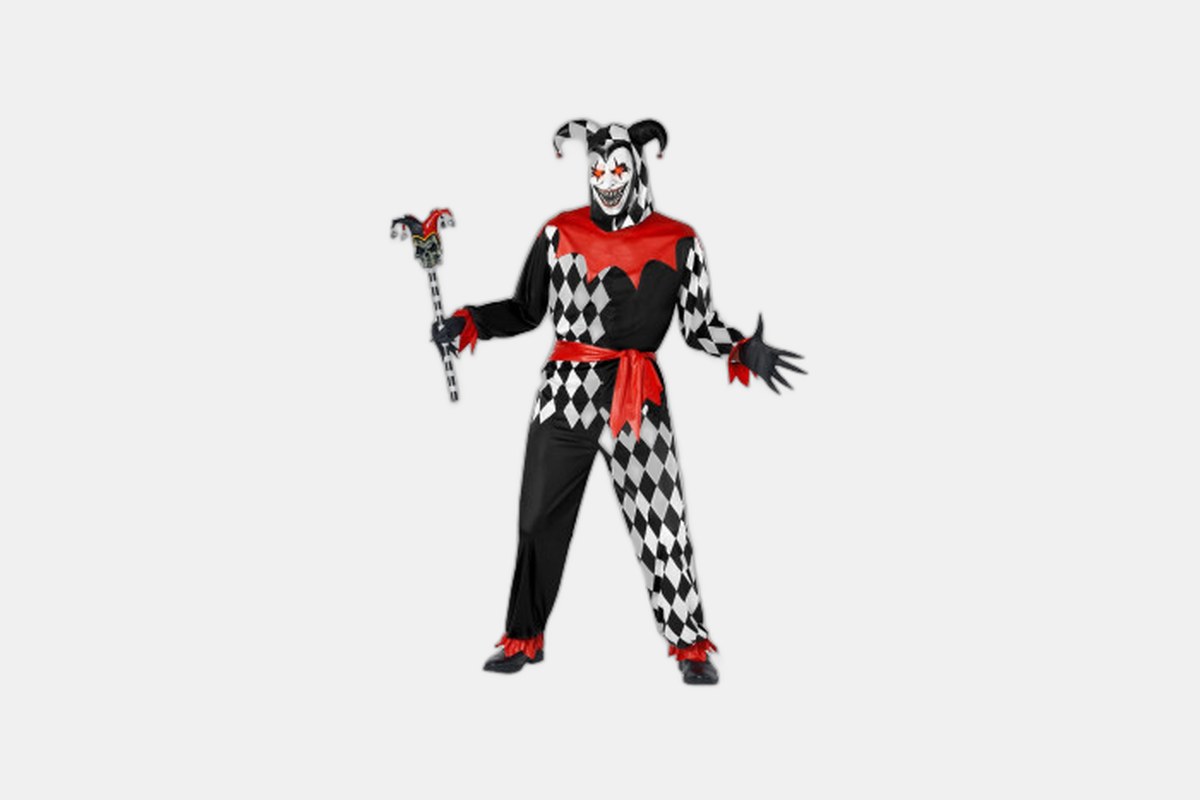 Morphsuits Light-Up Scary Jester Men's Costume