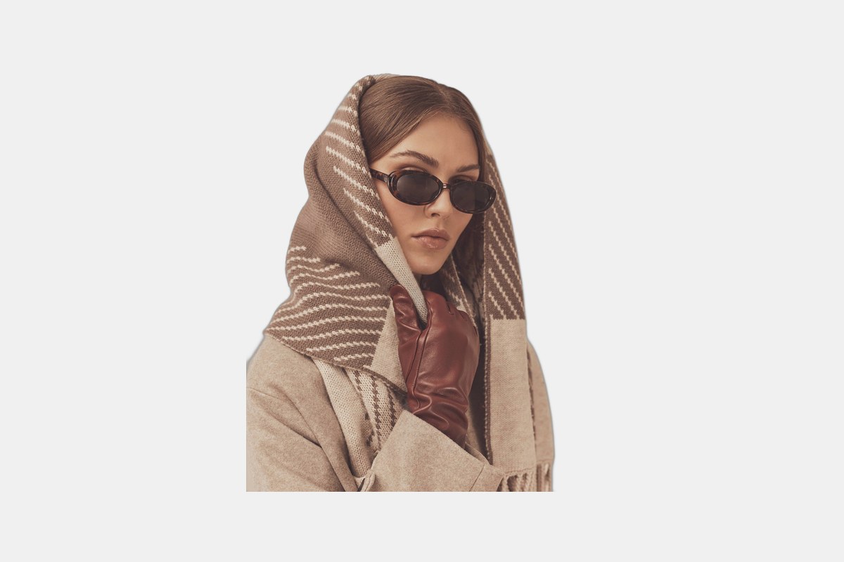 Naadam Cashmino Plaid Scarf