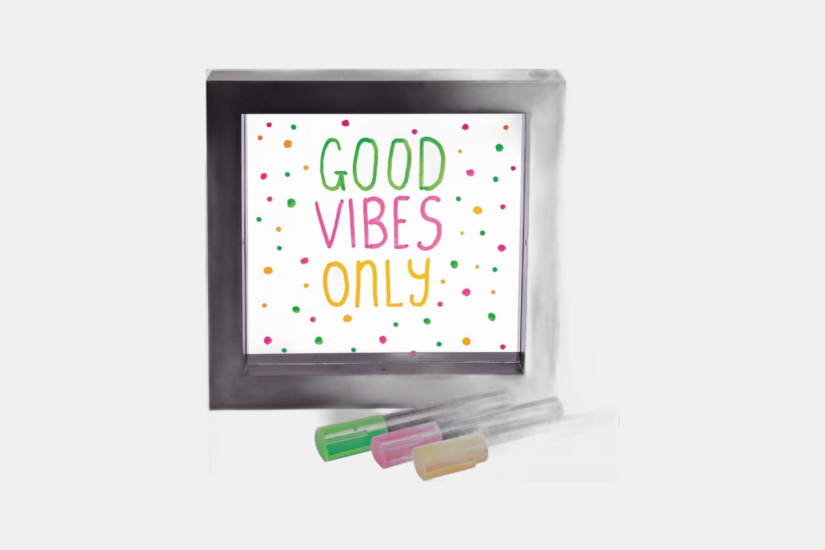 Neon Effect Message Frame