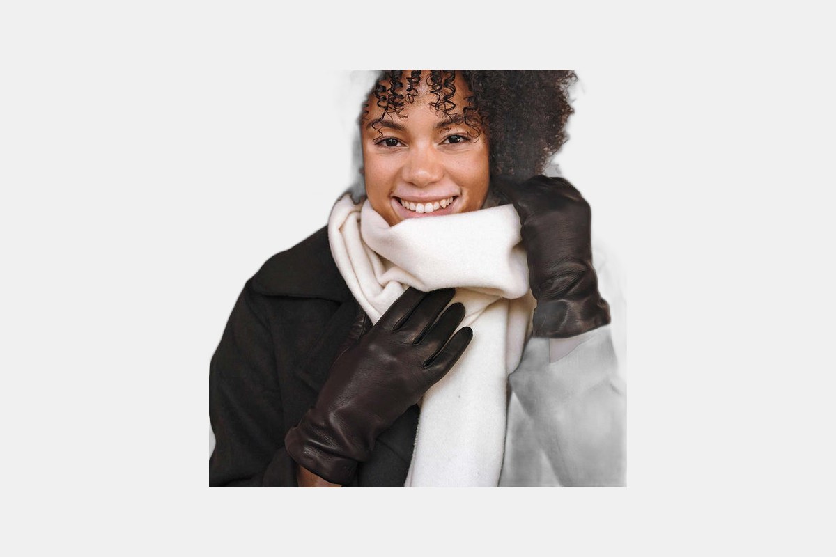 Poppy Barley Cashmere Leather Gloves