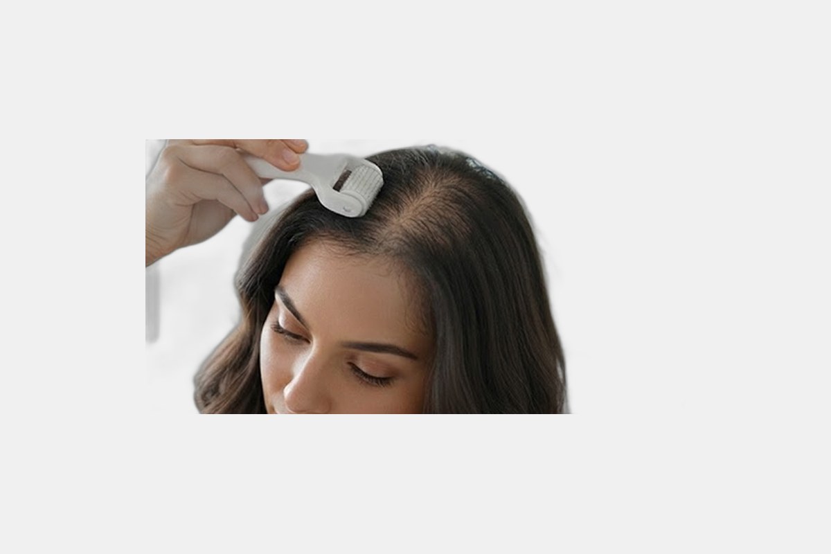 SRI Professional Derma Roller with Hair Serum