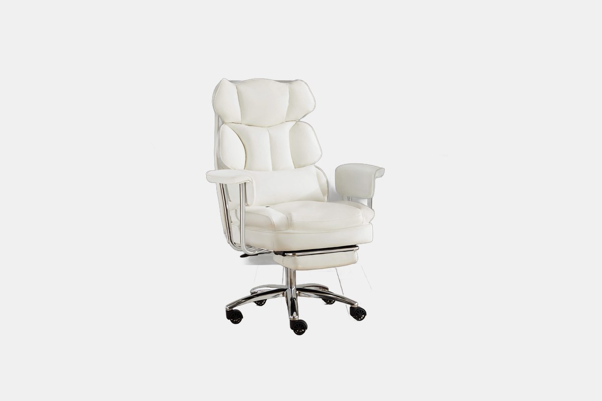 Sweetcrispy Leather Ergonomic Chair