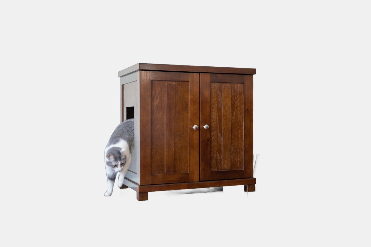 The Refined Feline XL Litter Box Cabinet
