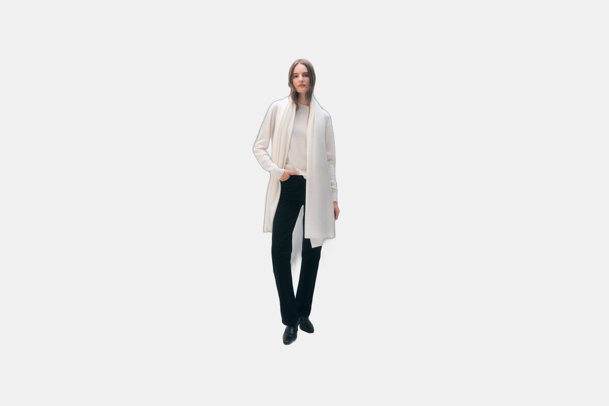 White & Warren Cashmere Travel Wrap